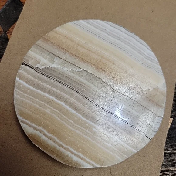 Yellow Calcite Plate Crystal - Picture 2 of 4